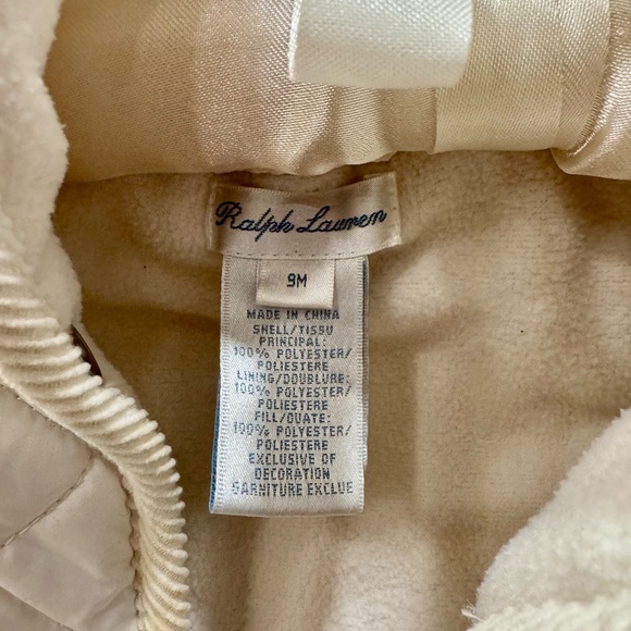 Ralph Lauren baby coat, one-piece in great condition. - Picture 4 of 4